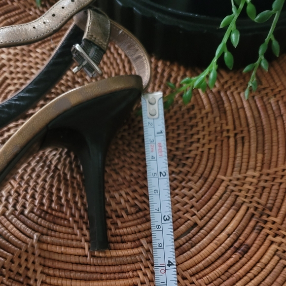 Vintage "couture" distressed "Donald Pliner" 7 1/2 M - Picture 10 of 11